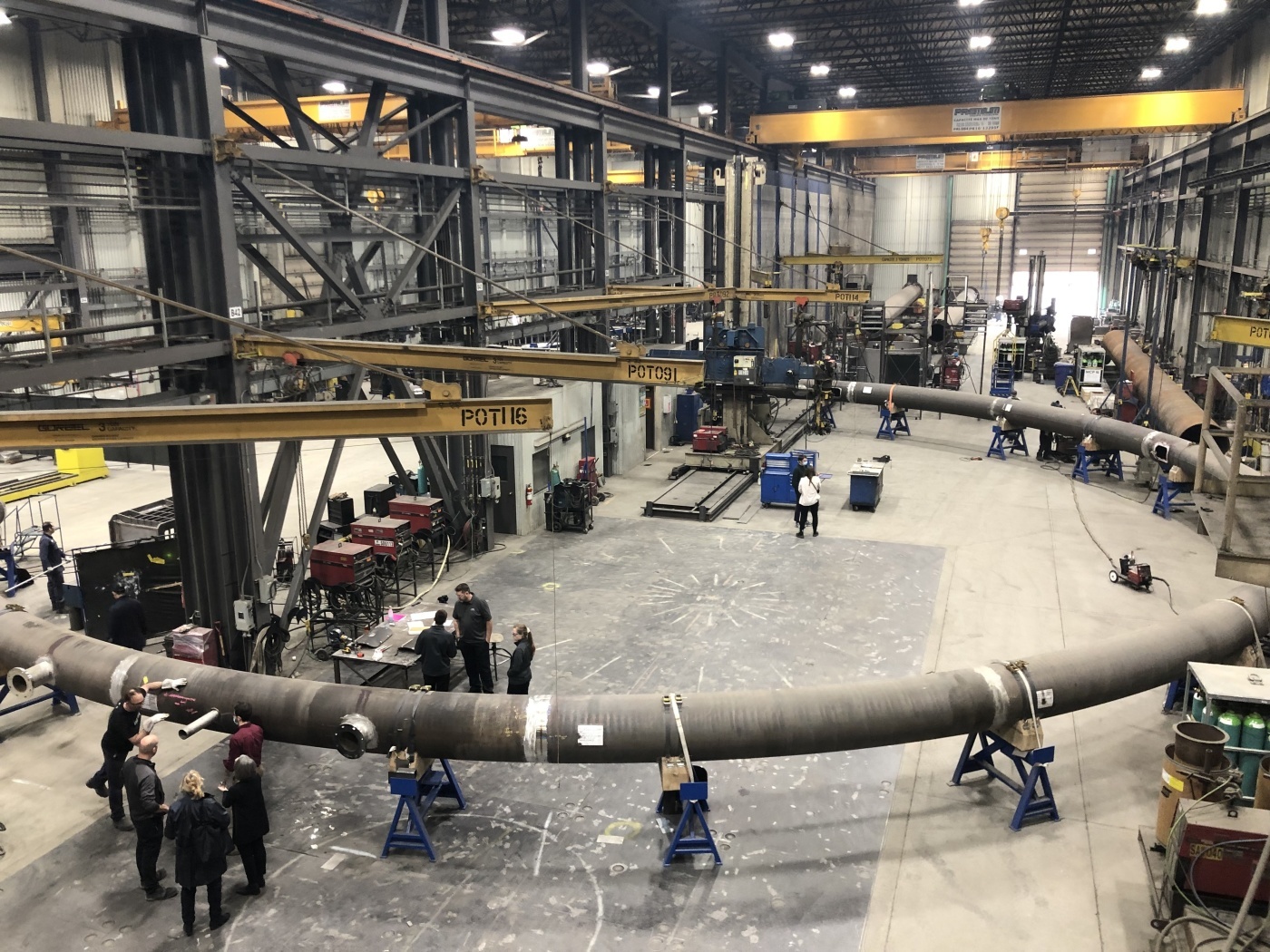 ring assembled at the facility