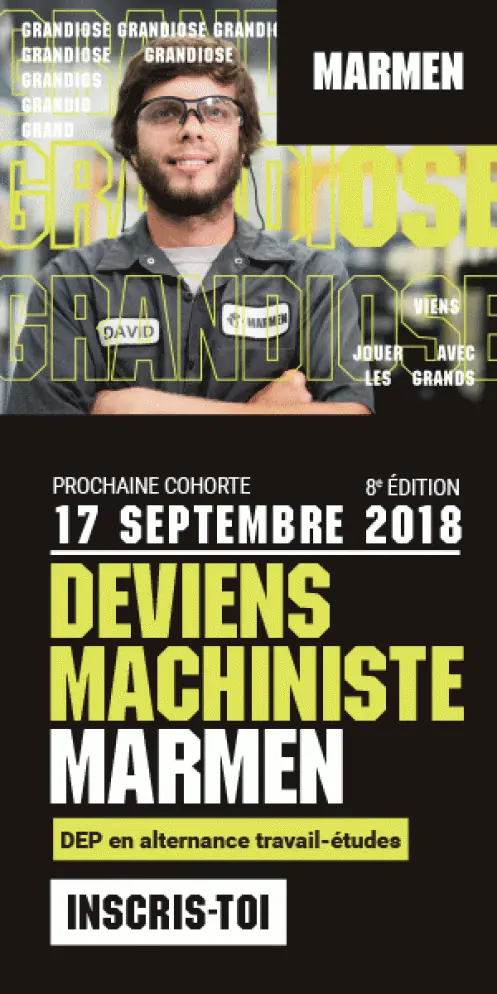 Programme travail-études en usinage