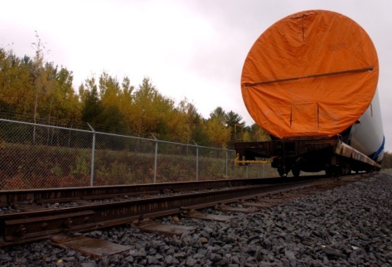 Marmen wind towers will soon be shipped by rail