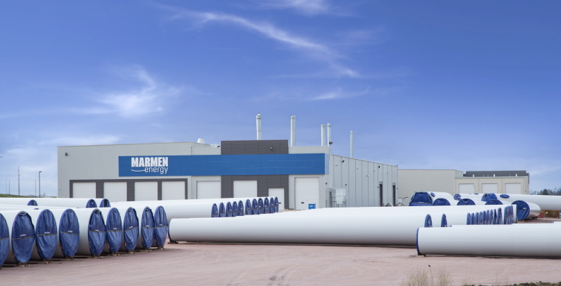 Marmen Energy plant installations located in South Dakota USA