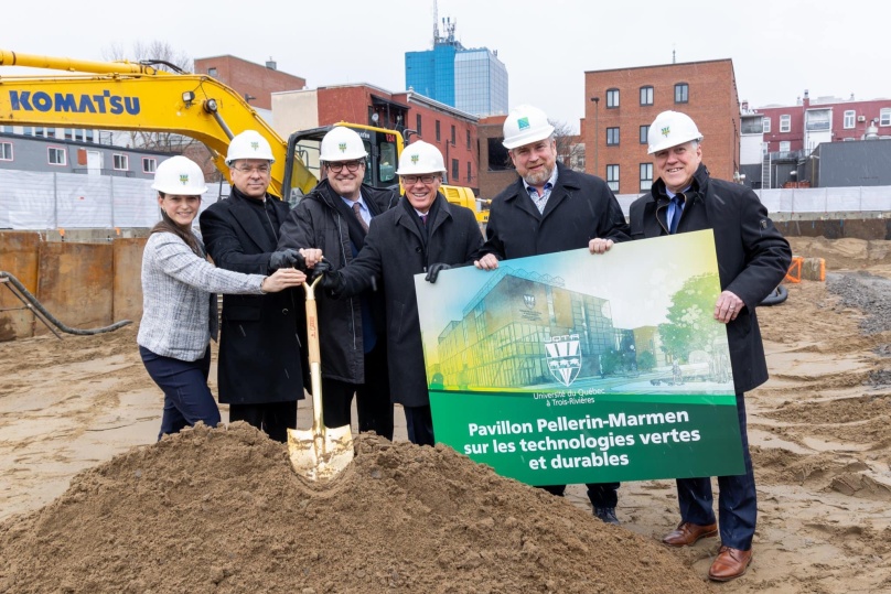 Partenariat majeur entre la famille Pellerin-Marmen et l’Université du Québec à Trois-Rivières pour la construction du Pavillon Pellerin-Marmen sur les technologies vertes et durables